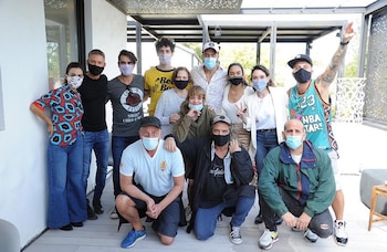 Bárbara Lombardo, Luciano Cáceres, El