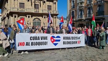 Una concentración en Pamplona muestra