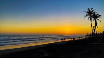 Imagen de un atardecer en