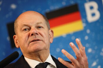El canciller alemán, Olaf Scholz