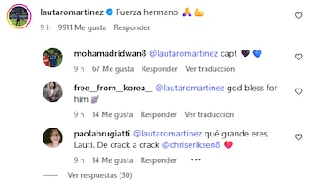 Lautaro Martínez, excompañero de Eriksen en el Inter de Milán, le dejó un mensaje en sus redes sociales tras conocerse el comunicado del jugador