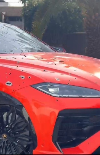 El Lamborgini Urus fue rafagueado