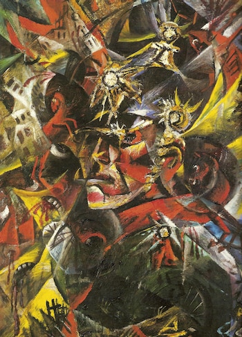 "Autorretrato de Marte", de Otto Dix (1915)