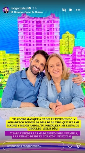 Rodrigo González y su mensaje por el Día de la Madre