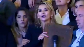 La senadora Jeanine Áñez es