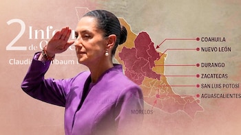 Esta es la ruta del Segundo Informe de Gobierno de Sheinbaum por los estados del país
