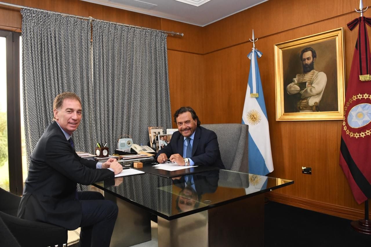 Santilli con el salteño Sáenz