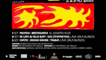 Tónal celebrará una nueva edición en el Desierto Rojo y el LAVA de Valladolid los días 1, 2 y 3 de octubre