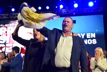 El candidato presidencial uruguayo de