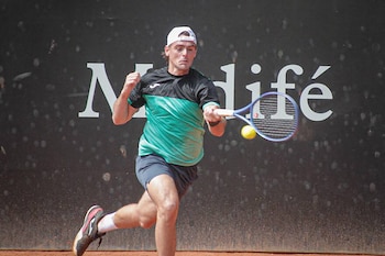 El tenista argentino Leonardo Aboian