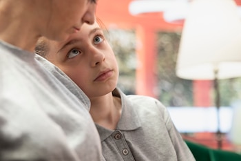 Niña triste
