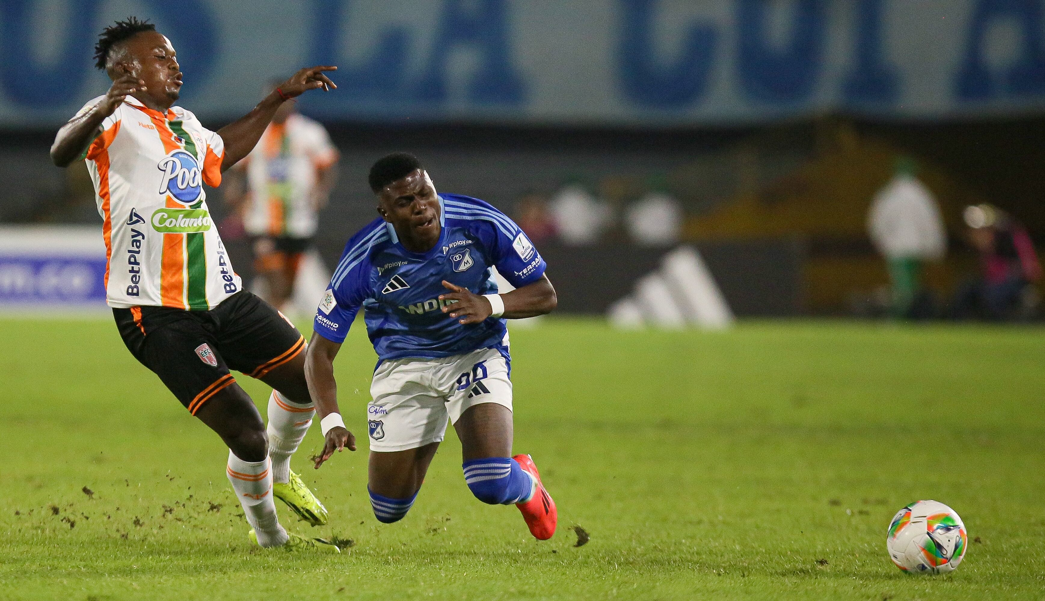 Neiser Villarreal se ha convertido en una piedra en el zapato para Millonarios, pues ha intentado venderlo o renovar su contrato sin éxito alguno - crédito Colprensa