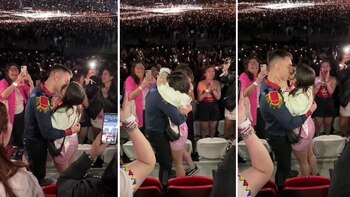 La chica aceptó completamente emocionada