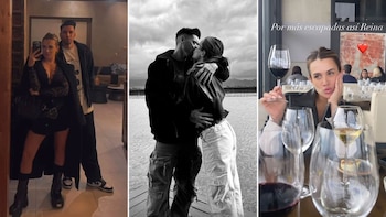 La modelo y el futbolista