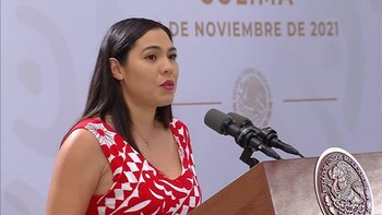 Indira Vizcaíno en la matutina 11 noviembre 2021