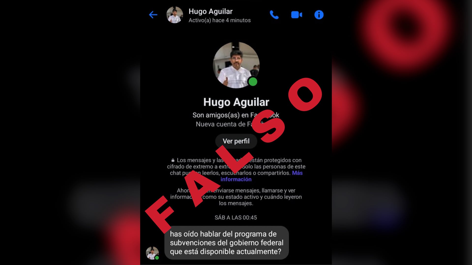 El modus operandi del fraude incluye la creación de perfiles falsos y mensajes directos para engañar a usuarios. Crédito: @HugoAguilarOrti