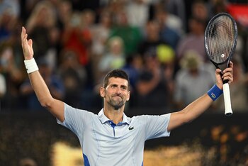 El tenista serbio Novak Djokovic