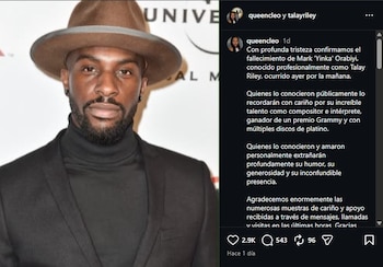 La familia de Talay Riley compartió la noticia de su muerte en redes sociales. (Instagram)