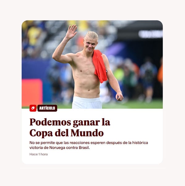 El exfutbolista noruego Kjetil Rekdal aseguró: “Podemos ganar la Copa del Mundo”