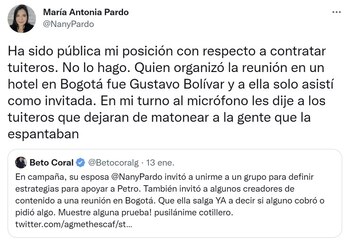 María Antonia Pardo, exesposa de