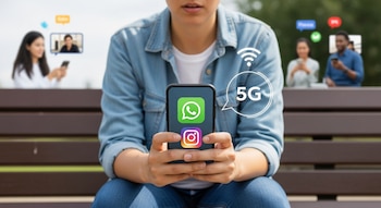 5G - WhatsApp - Instagram - red - internet - tecnología - 26 de julio