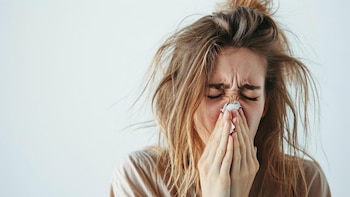Los síntomas del resfrío aparecen