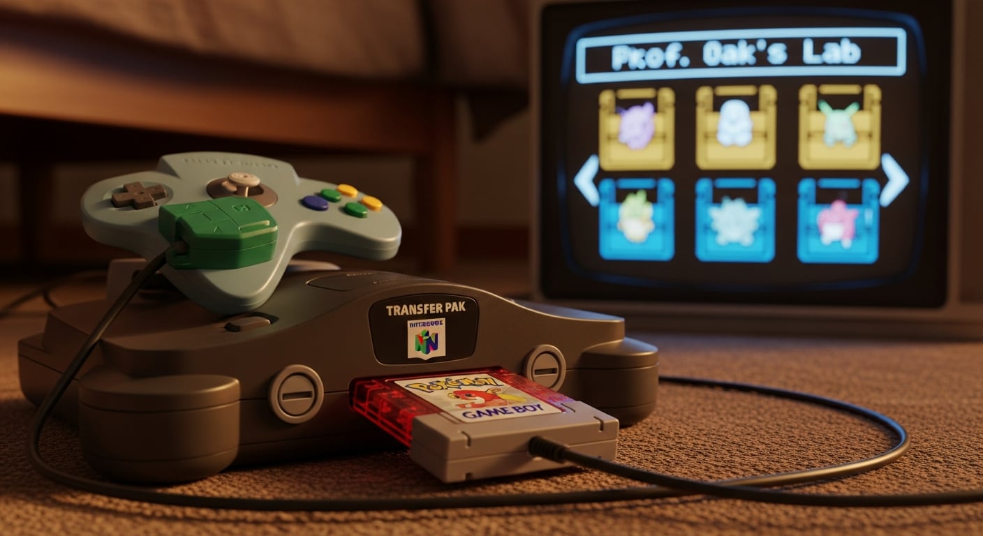 La posibilidad de transferir Pokémon y objetos entre Game Boy y Nintendo 64 se habilitó mediante el Transfer Pak, mejorando notablemente la experiencia de los coleccionistas. (Imagen Ilustrativa Infobae)