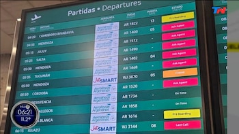 Al menos 17 vuelos de