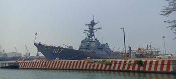 Buque Gravely en Veracruz