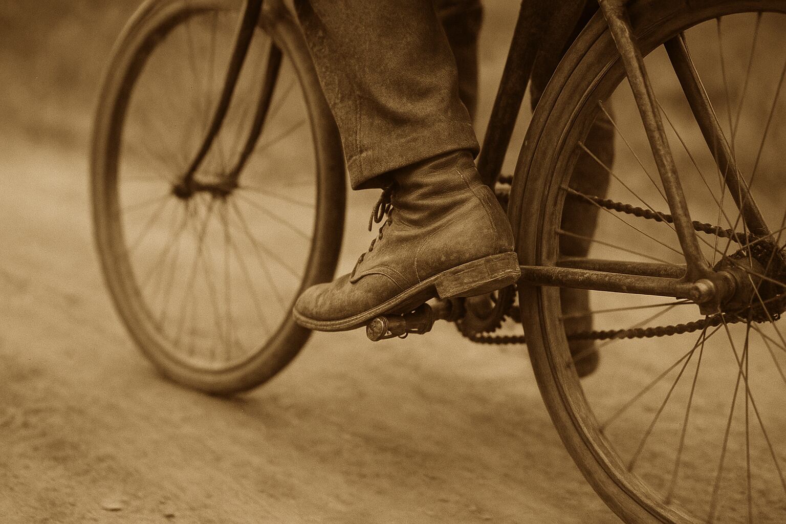 Lenz adoptó la bicicleta de seguridad y consiguió patrocinadores, lo que permitió difundir su travesía a nivel internacional (Wikimedia)
