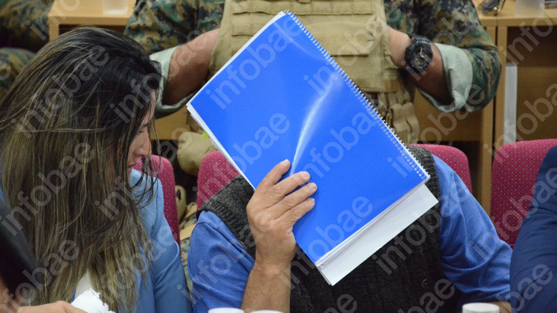 Emerenciano Sena se cubrió el rostro todas las jornadas (Foto/Edgardo Aguirre)