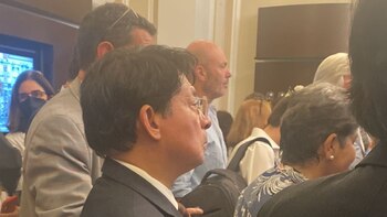 Denis Moncada, canciller de Nicaragua,