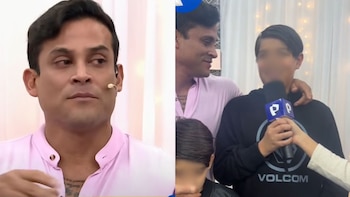 Christian Domínguez se emocionó con