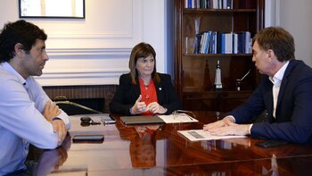 Patricia Bullrich, Diego Santilli y