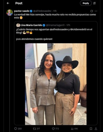 Alfredo Saade contestó con humor