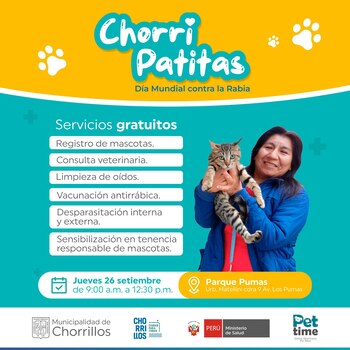 Campaña veterinaria en Chorrillos este