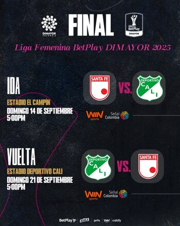 Así se disputará la final