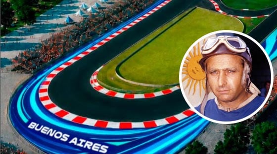 El homenaje para Juan Manuel Fangio en el nuevo circuito de Buenos Aires para recibir a la Fórmula 1