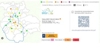 Reporte de las 13:00 horas