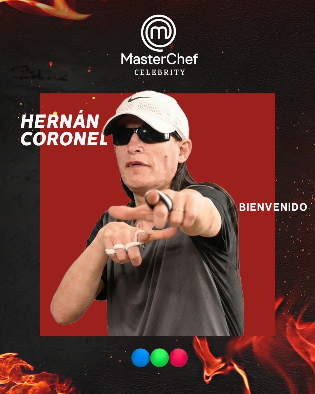 Hernán Coronel, líder de Mala Fama a MasterChef Celebrity