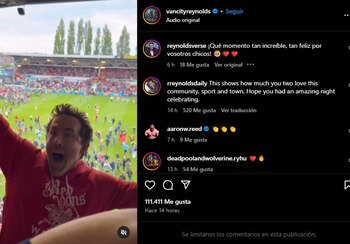 Ryan Reynolds dejó ver su