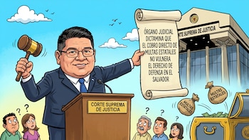 Órgano Judicial determina que el cobro directo de multas estatales no vulnera el derecho de defensa en El Salvador