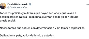 El presidente de Ecuador, Daniel