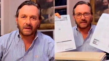 Gustavo Sáenz mostró su indignación