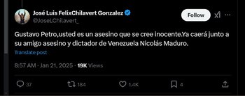 Fuerte mensaje por parte del