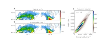 La inversión atmosférica actúa como