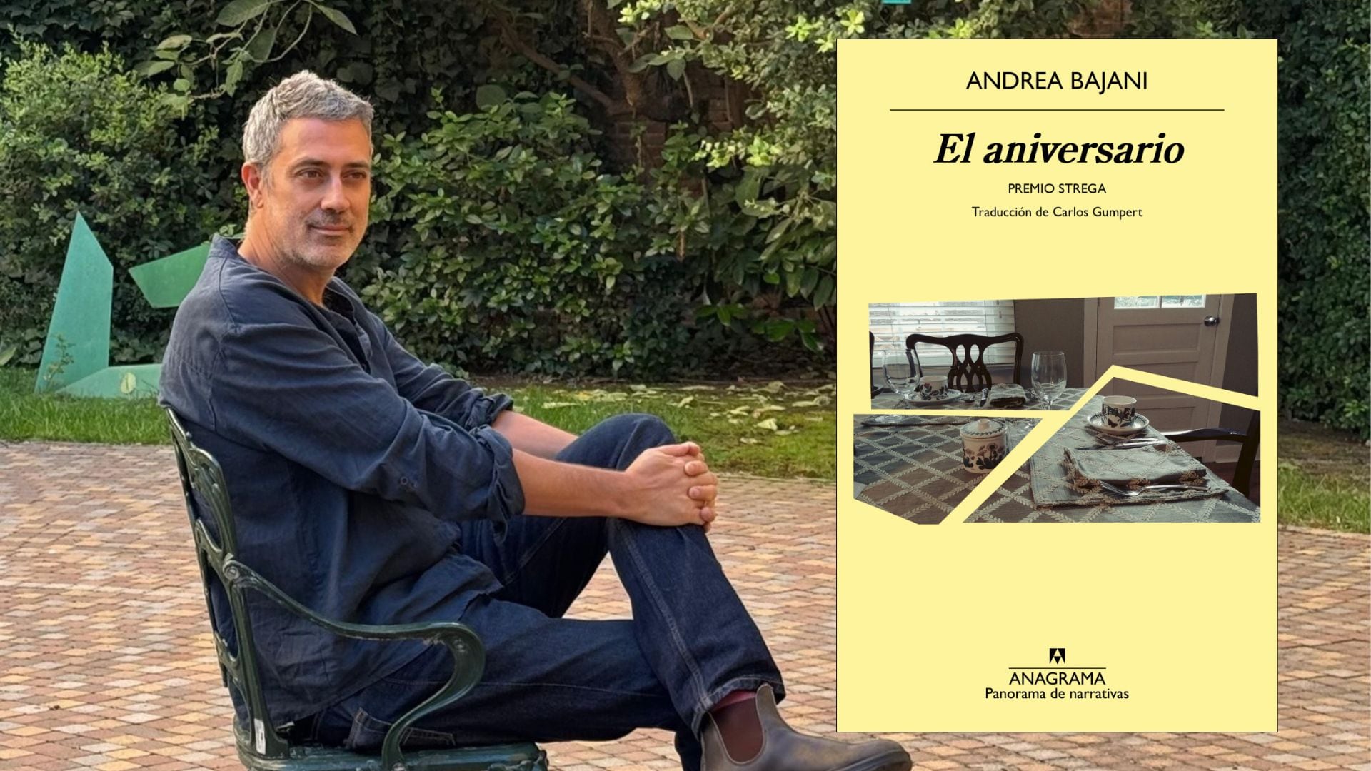 El escritor italiano Andrea Bajani analiza las consecuencias de la violencia patriarcal sobre un hijo varón en El aniversario. (Europa Press)
