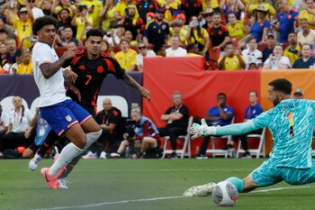 Luis Díaz jugó 70 minutos