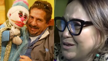 Ángel Calvo y la madre