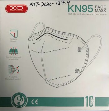 El embalaje y las mascarillas